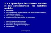 Jeanferrette@free.fr 3. La dynamique des classes sociales et ses conséquences : les mobilités sociales Définition : Nous appellerons mobilité sociale tout.