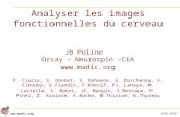 CEA-DSV  Analyser les images fonctionnelles du cerveau JB Poline Orsay – Neurospin -CEA  P. Ciuciu, S. Donnet, S. Dehaene, E.