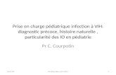 Prise en charge pédiatrique infection à VIH: diagnostic précoce, histoire naturelle, particularité des IO en pédiatrie Pr C. Courpotin 11/01/20141DIU Bujumbura.