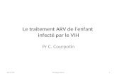 Le traitement ARV de lenfant infecté par le VIH Pr C. Courpotin 11/01/20141DU Bujumbura.