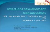 1 DIU des grands lacs - Infection par le VIH Bujumbura – juin 2011 Pr. Christian MICHELET Maladies Infectieuses, Médecine tropicale Université de Rennes.