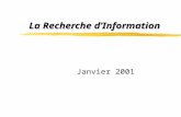 La Recherche dInformation Janvier 2001. Max CHEVALIER - chevalie@irit.fr2Plan zLa Recherche d'Informations (RI) zEvaluation zMéta-données zle « vague.
