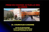 PRISE EN CHARGE ACTUELLE DES ULCERES Dr. COURIVAUD-CANONNE Service de Dermatologie Centre Hospitalier Saint Vincent Université Catholique de LILLE.