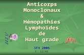 Anticorps Monoclonaux & Hémopathies Lymphoïdes de Haut grade SFH 2006 F. SICRE.