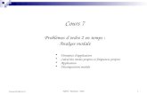 NF04 - Automne - UTC1 Version 09/2006 (E.L.) Cours 7 Problèmes dordre 2 en temps : Analyse modale Domaines dapplication Calcul des modes propres et fréquences.