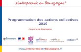 Programmation des actions collectives 2010  Jexporte de Bourgogne.