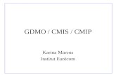 GDMO / CMIS / CMIP Karina Marcus Institut Eurécom
