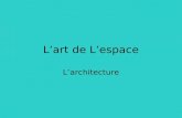 Lart de Lespace Larchitecture. Le manuel dHistoire ….. Des images…..