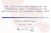 Une infrastructure modulaire de simulation pour lévaluation de performances de systèmes temps-réel David Decotigny Projet ACES.