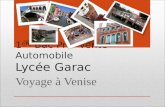 1 ere Bac Pro Vente Automobile Lycée Garac Voyage à Venise.