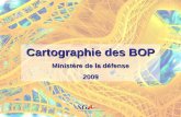 1 Cartographie des BOP Ministère de la défense 2009.