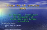 Stage du 10 janvier 2008 La famille, dynamiques de changement et diversités des formes actuelles Coordonnées internet : jmbouville@club-internet.fr .