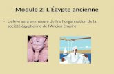 Module 2: LÉgypte ancienne Lélève sera en mesure de lire lorganisation de la société égyptienne de lAncien Empire.