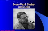 Jean-Paul Sartre (1905-1980) Pierre Baribeau (2007)