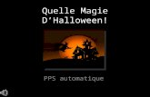 Quelle Magie DHalloween! PPS automatique Dans cette histoire,il est différent pour la fête de l'Halloween qui vient de temps très anciens, peut- être.
