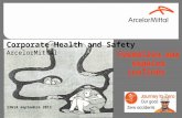 Corporate Health and Safety ArcelorMittal 13&14 septembre 2012 Formation aux espaces confinés.