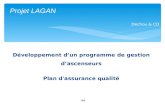 1/22 Projet LAGAN Dechou & CO Développement dun programme de gestion dascenseurs Plan d'assurance qualité