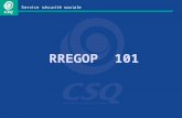RREGOP 101. 2 Objectifs de l'exposé 1.Faire un bref survol des principaux éléments du RREGOP 2.Comprendre et exploiter les données de votre état de participation.