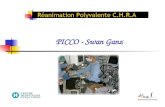 PICCO - Swan Ganz. Indications Patients nécessitant un monitorage hémodynamique de la fonction cardiaque Swan - Ganz : Choc cardiogénique PICCO : Autres.