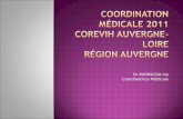 Dr MATINGOU Iris Coordinatrice Médicale. Séparation des postes par région car financés par ARS respectives Loire (2010): 0,1 ETP coordination médicale.