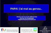 PAPA! jai mal au genou.. Bruno Law-ye et Dr Siahou Dan Service de Radiologie Hôpital Raymond Poincaré