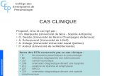 Année Universitaire 2008-2009 CAS CLINIQUE Proposé, revu et corrigé par : Ch. Marquette (Université de Nice - Sophia Antipolis) G. Deslée (Université de