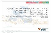 Impact dun champ captant dans lOligocène de 10 millions de m³/an dans le secteur de Sainte-Hélène Résultats des simulations réalisées dans le MOdèle Nord.