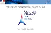 1 PRESIDENCE FRANCAISE DU G20 ET DU G8 .