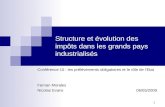 1 Structure et évolution des impôts dans les grands pays industrialisés Conférence 10 : les prélèvements obligatoires et le rôle de lEtat Fernan Morales.