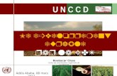 U N C C D Boubacar Cisse Unite de coordination regionale de la CNULCD Le développement durable par la GDT Le développement durable par la GDT Addis Ababa,