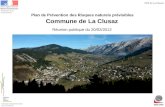 Direction Départementale des Territoires Préfecture de la Haute-Savoie PPR de La Clusaz Plan de Prévention des Risques naturels prévisibles Commune de.