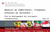 Olivier Maradan | Sandra Hutterli | Domaine de coordination scolarité obligatoire Conférence Langues dans/pour léducation | COE | Strasbourg, 8 - 10 juin.