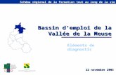 Schéma régional de la formation tout au long de la vie Bassin demploi de la Vallée de la Meuse Eléments de diagnostic 22 novembre 2005.