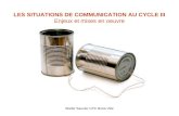 Walter Saunier CPC Brest-Ville LES SITUATIONS DE COMMUNICATION AU CYCLE III Enjeux et mises en oeuvre.