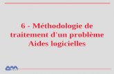 6 - Méthodologie de traitement d'un problème Aides logicielles.