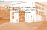 LINSTRUMENT NATIONAL CESAM : Description et performance d'une chambre de simulation atmosphérique dédiée à l'étude des processus multiphasiques. S. Perrier,