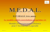 M.E.D.A.L. Module dEnseignement à Distance pour lArchitecture Logicielle Alain VAILLY Diapositive n° 1 IUP MIAGE - Université de NANTES IUP-MIAGE 1ère.