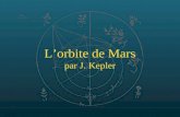 Lorbite de Mars par J. Kepler. 18/01/2005Orbite de Mars2 Contexte historique Le Soleil, la Lune et les planètes appelés « astres errants » ont attiré