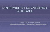 LINFIRMIER ET LE CATETHER CENTRALE Aurelie ROYER, Cadre de Santé, Réanimation chirurgicale, Hôpitaux universitaires Paris Sud.