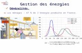 Gestion des énergies Généralités. Généralités. Les ménages : 47 % de lénergie produite en France.