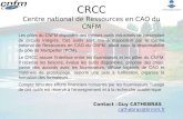 CRCC Centre national de Ressources en CAO du CNFM Les pôles du CNFM disposent des mêmes outils industriels de conception de circuits intégrés. Ces outils.