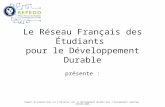 Rapport de propositions sur léducation vers un développement durable dans lenseignement supérieur - REFEDD 2008 - Le Réseau Français des Étudiants pour.