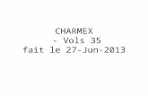 CHARMEX - Vols 35 fait le 27-Jun-2013. Concentration Totale SMPS 3D avec trajectoire au sol.