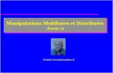 1 Manipulations Multibases et Distribuées (Partie 2) Witold.Litwin@dauphine.fr.