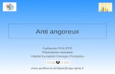 Anti angoreux Guillaume PHILIPPE Pharmacien assistant Hôpital Européen Georges Pompidou @egp.aphp.fr.