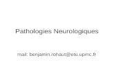 Pathologies Neurologiques mail: benjamin.rohaut@etu.upmc.fr.