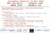Assemblée Générale 11 Mai 2012 EPF CO1/10/11 - COVERTE CO19 IMMIP EP38 - PRIMEVA 135 Responsable Equipe de Coordination : J Warszawski (épidémiologiste)