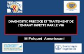 DIAGNOSTIC PRECOCE ET TRAITEMENT DE LENFANT INFECTE PAR LE VIH M Folquet Amorissani.