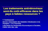 Les traitements antirétroviraux sont-ils coût-efficaces dans les pays à faibles ressources ? Y.Yazdanpanah Service Universitaire des Maladies Infectieuses.