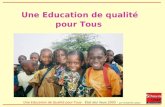Une Education de Qualité pour Tous- État des lieux 2005 - par Solidarité Laïque Une Education de qualité pour Tous.
